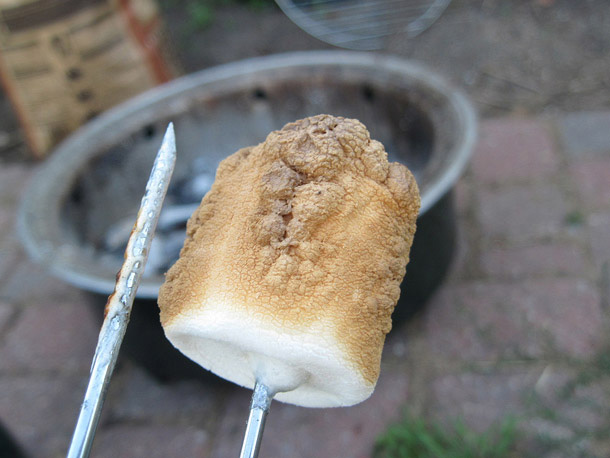 我做了烤松饼的烤松饼，